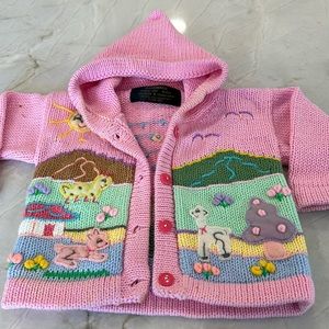 Little Girls Homemade Sweater